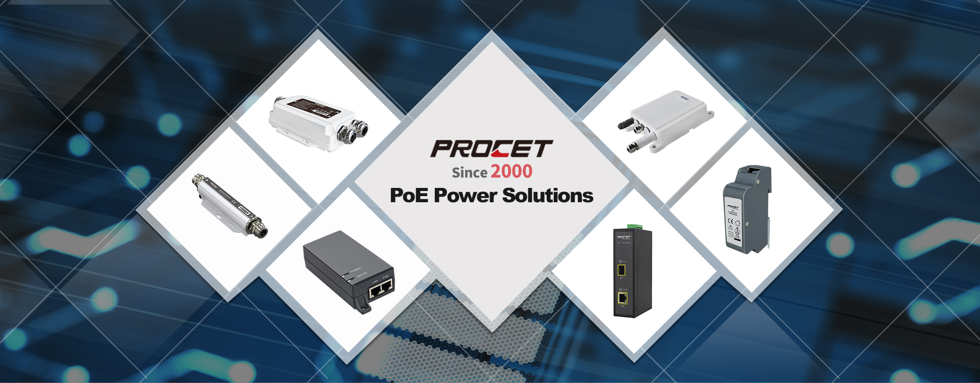 procet PoE Injector Banner