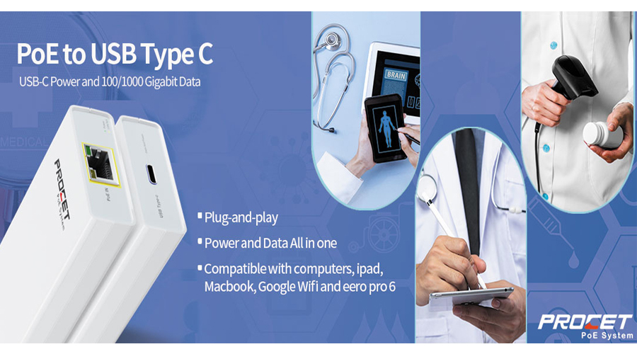 PROCET PoE power supply application in medical industry