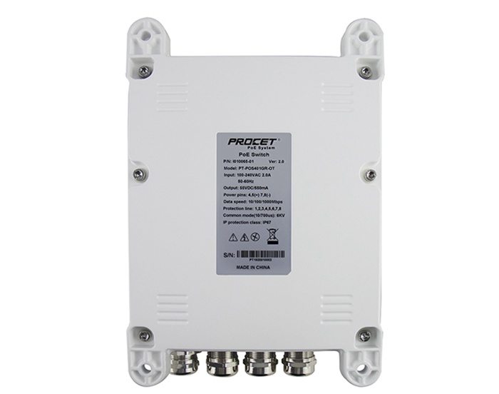 PT-POS401GR-OT-D Industrial POE Switch