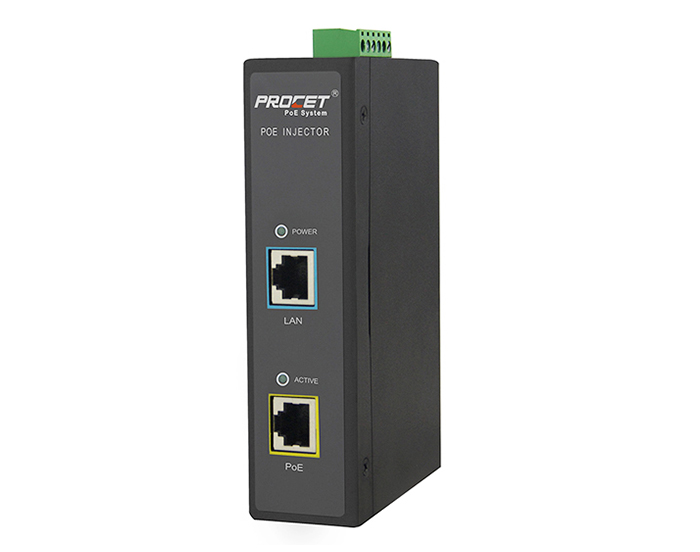 PT-PSE105GB-D DIN Rail Ultra PoE Injector