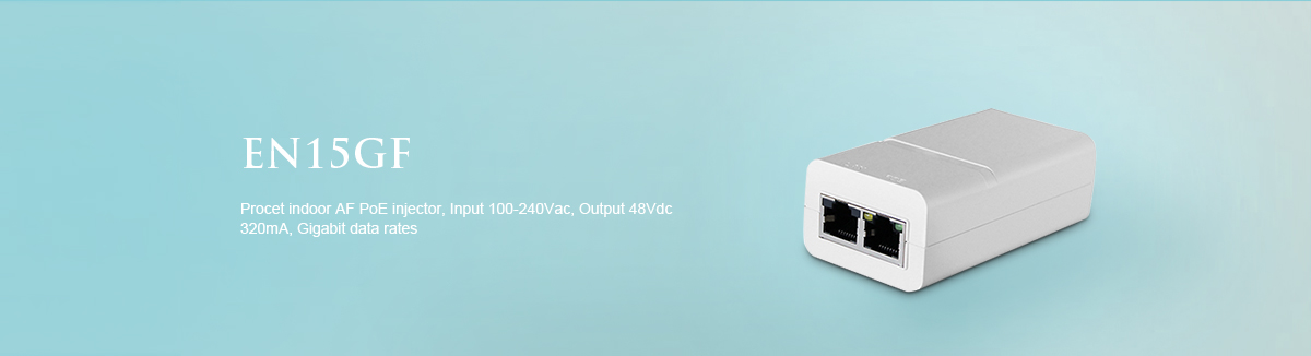 EN15GF Gigabit 15W PoE Injector
