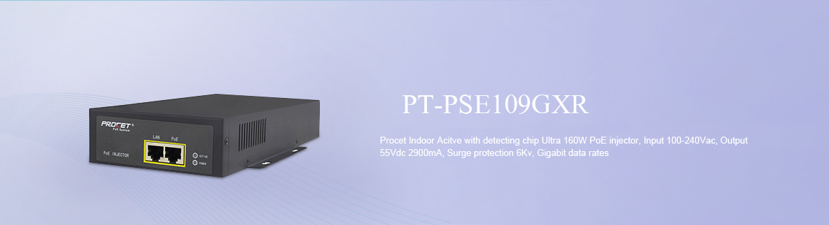 PT-PSE109GXR 160W Ultra PoE injectors