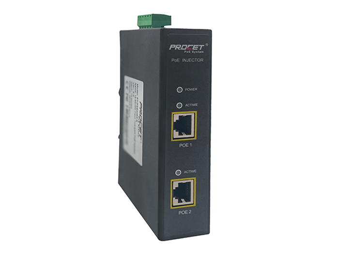 PT-PSE105GBH-E 95W DIN PoE injector