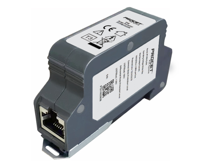 PT-PR01G-10-DIN 10G PoE Surge Protector