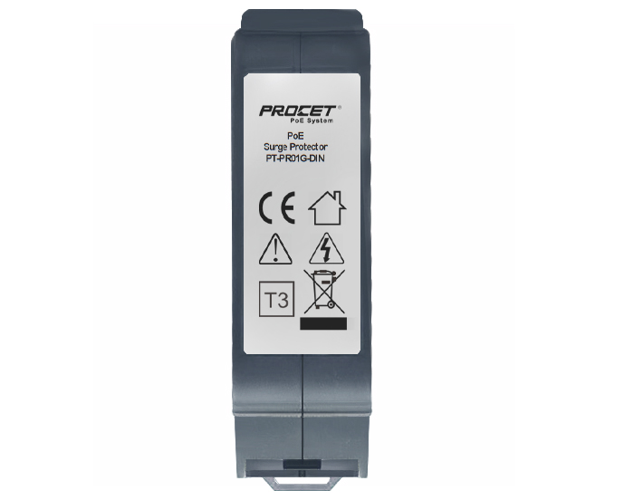 PT-PR01G-10-DIN 10G PoE Surge Protector