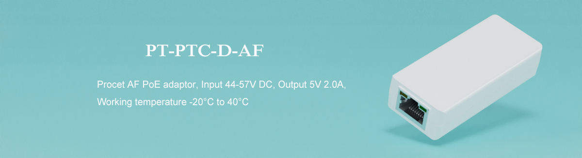 PT-PTC-D-AF 10W PoE USB-C Power & Data Converter