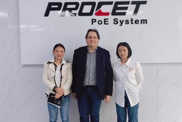 PROCET PoE injector manufacturer welcomes Italian customers