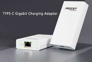 USB Type C adapter to PoE  Power and Networking all in one