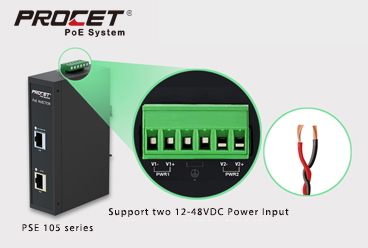 PROCET Industrial PoE Power Supply devices Empowering Industrial Applications