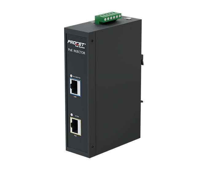 PT-PSE105GW-E DIN Rail Gigabit PoE Injector