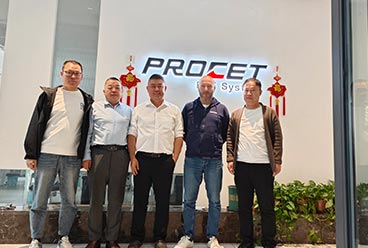 French GIG Group visited PROCET Luoyang R&D  Center for technical exchanges