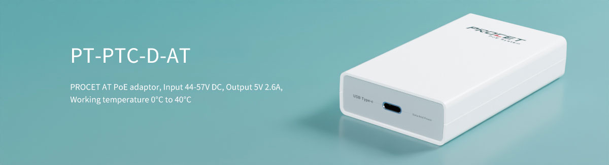 PT-PTC-D-AT 22W PoE To USB C Converter