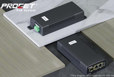 New Model 24V AC Input 60W PoE Injector