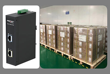 1500 unit industrial PoE injector for German projects using PROCET