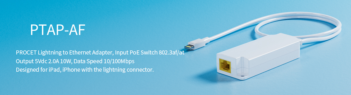 PTAP-AF Lightning to Ethernet Adapter