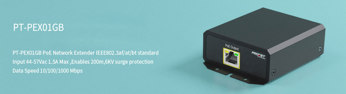 PoE++ Gigabit Active PoE Extender-PT-PEX01GB
