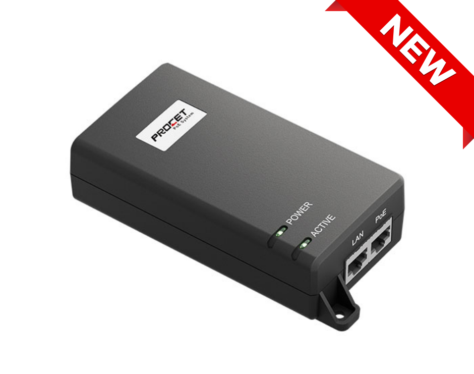Single-Port Gigabit PoE injector-PT-PSE101GROA-VI