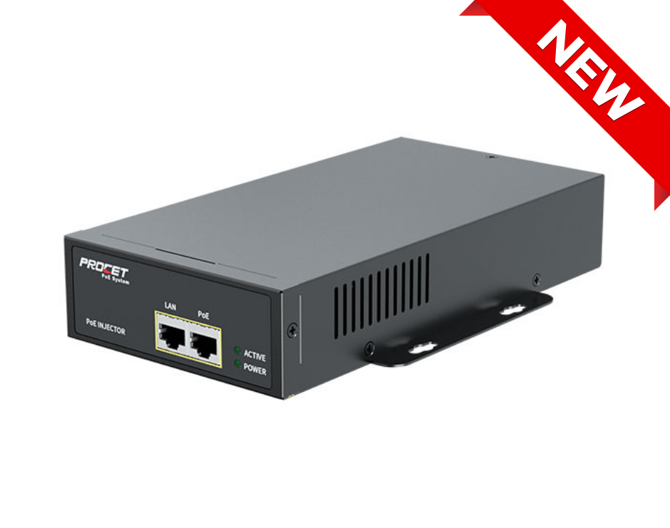 Single-Port High Power PoE injector-PT-PSE109GBROA-10-VI
