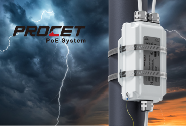 The Ultimate Outdoor 2.5G PoE Extender: PROCET's PT-PEX02GB-2-OT