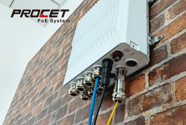 PROCET Outdoor Industrial 8-Port PoE Switch with IP67 Protection